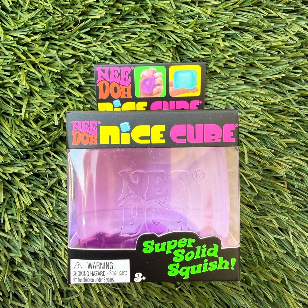 Needoh Nice Cube Super Solid Squish! - Purple